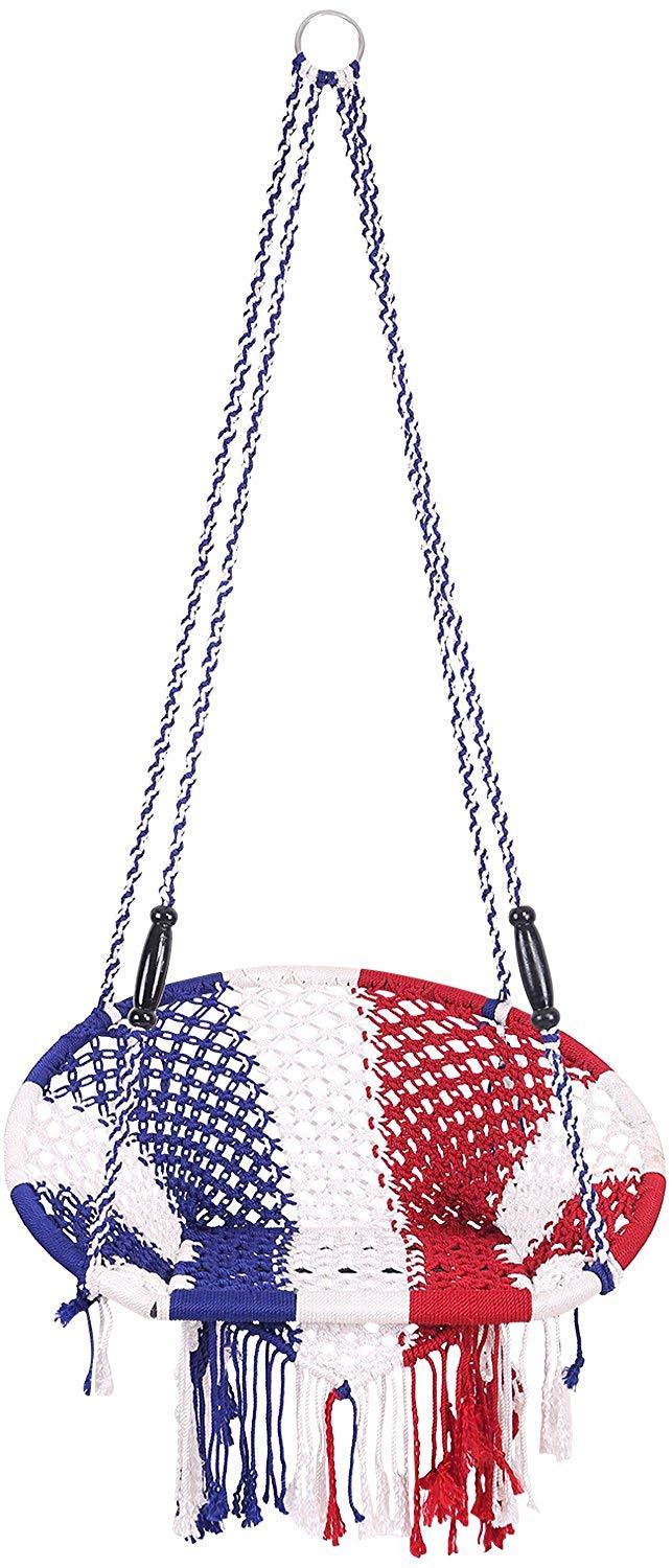 IRA Rope Silk Swing (Red) - IRA Furniture