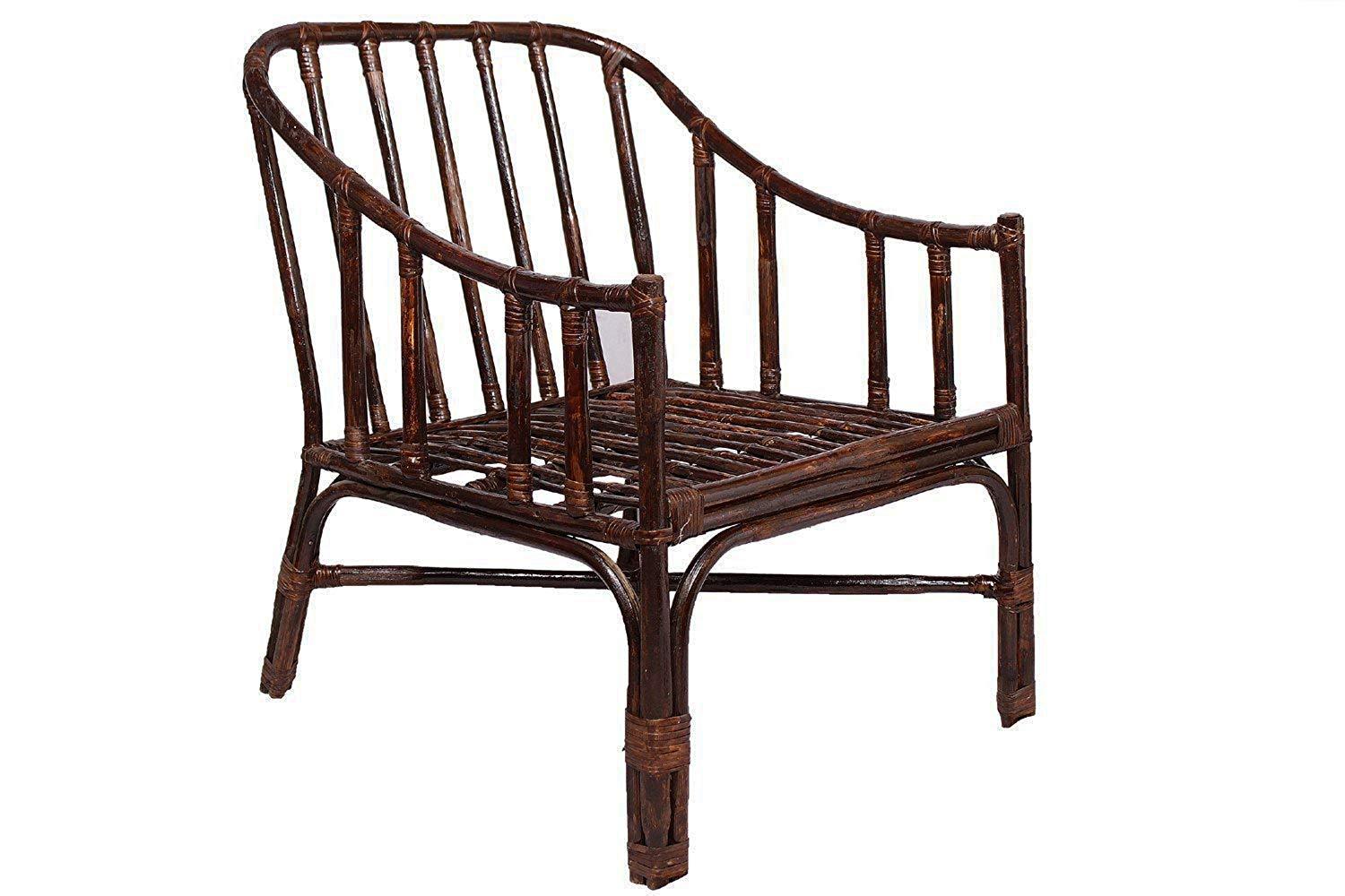 Ira Brown Chair Made of Cane Wood with Cushion - IRA Furniture