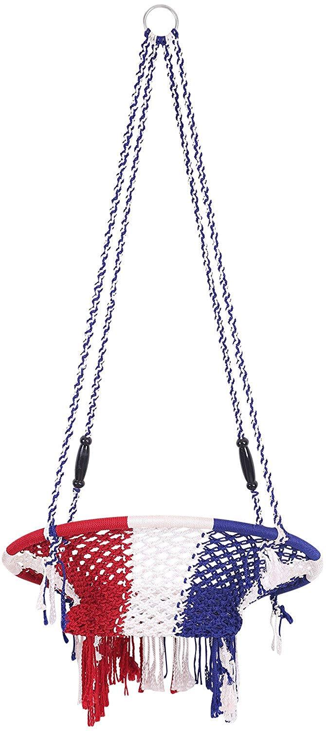 IRA Rope Silk Swing (Red) - IRA Furniture