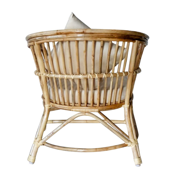 IRA Cane Seating chair (Beige, Pre-Assembled)