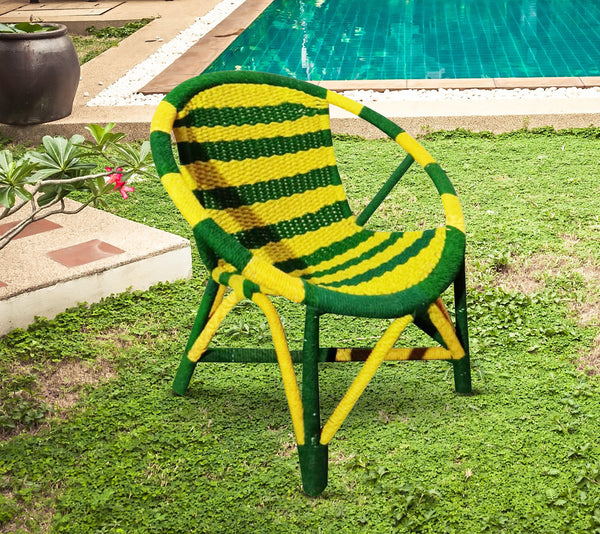 IRA Multicolor Designer Chairs - Handweaved