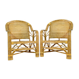 IRA Natural Armchair Chairs - 2 Chairs