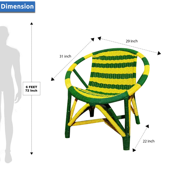 IRA Multicolor Designer Chairs - Handweaved