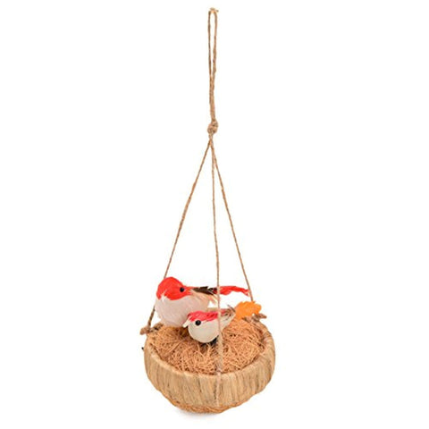 IRA Hanging Cane Decorative Jute Nest Showpiece - IRA Furniture