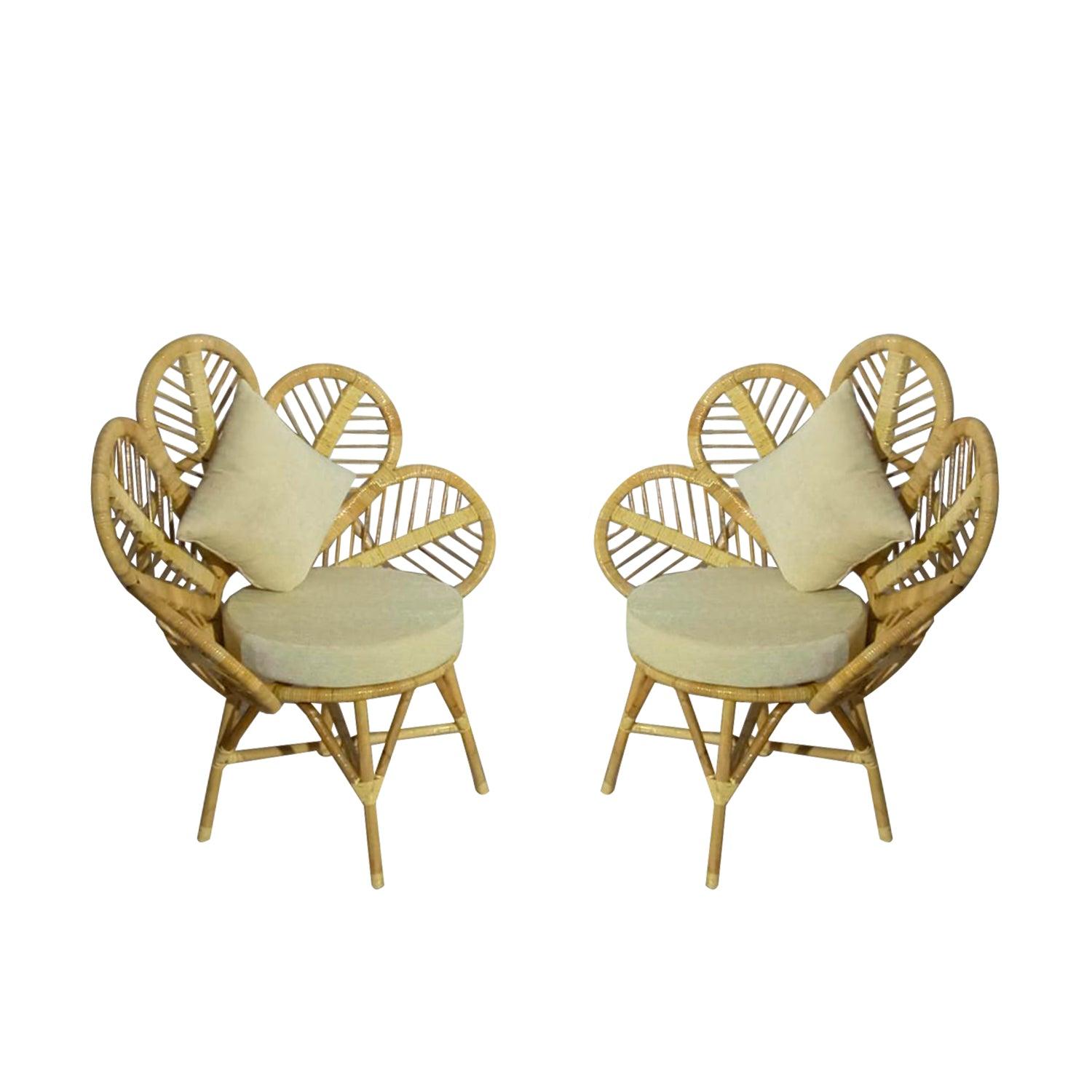 IRA Cane Chairs Set
