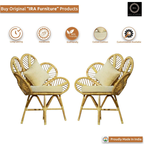 IRA Cane Chairs Set