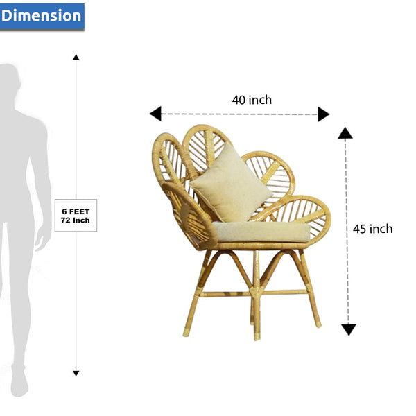 IRA Cane Chairs Set