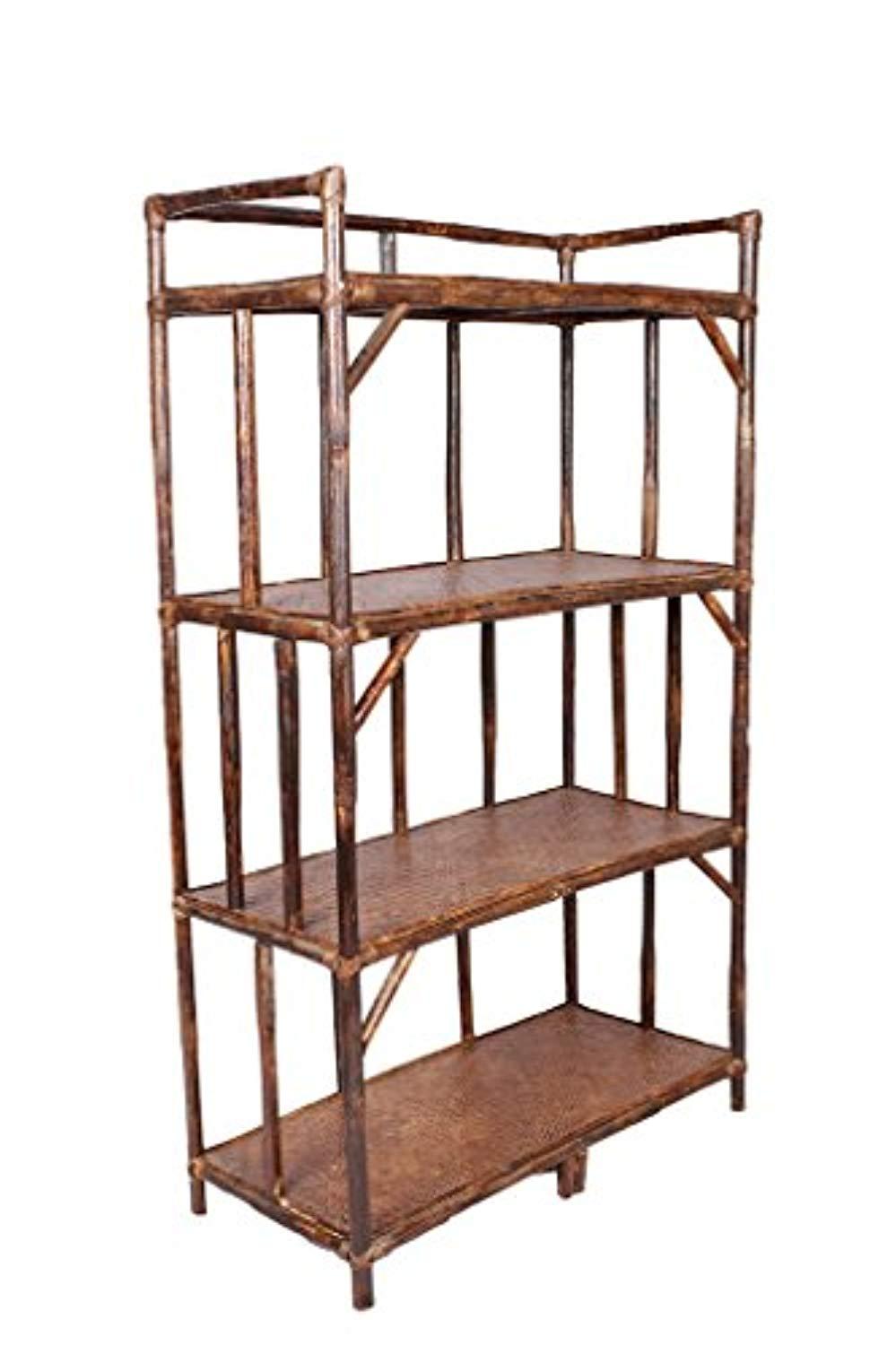 IRA Modern Rattan Standard Storage Rack (Brown) - IRA Furniture