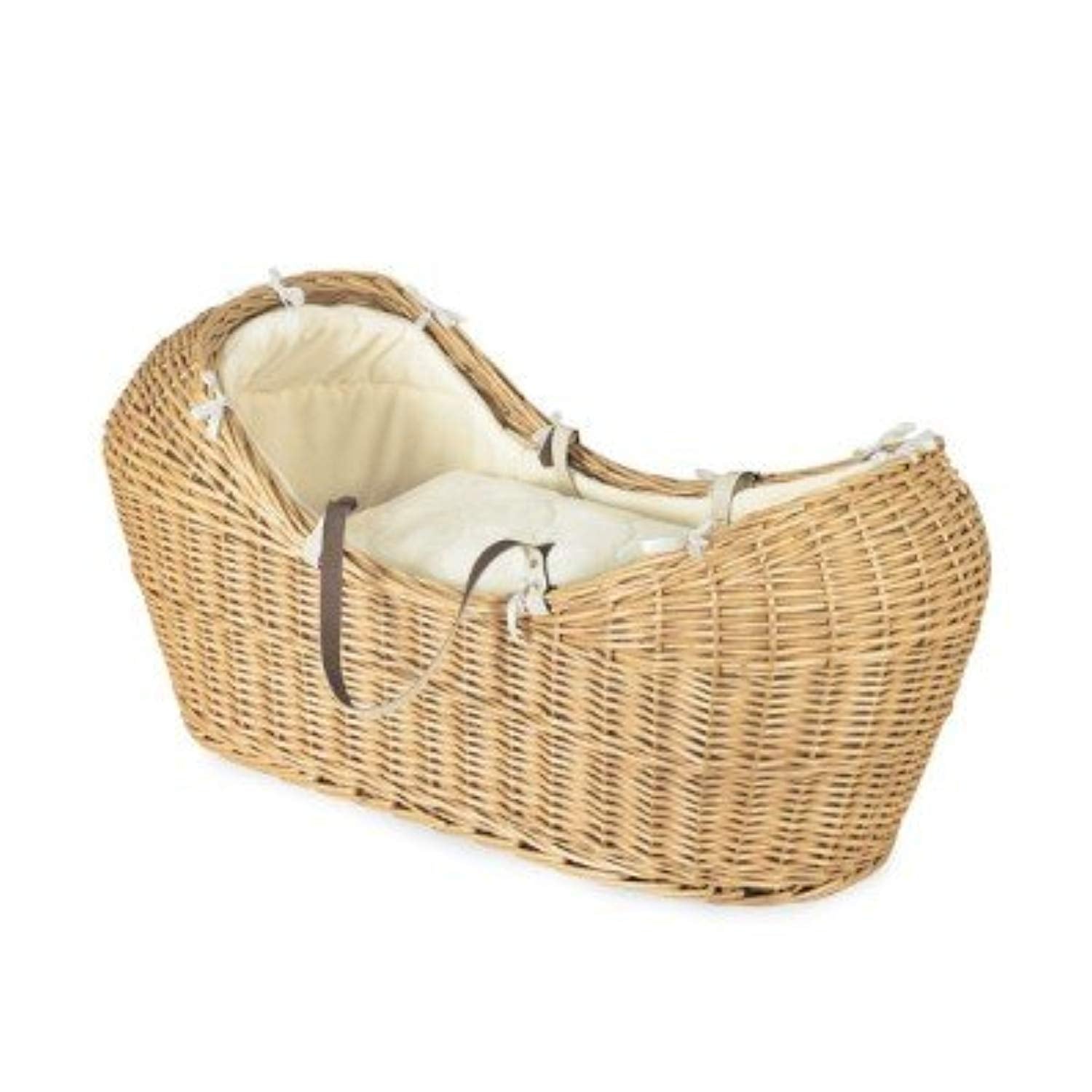 IRA Rattan & Wicker The Snug Moses Basket (Natural, 78x30cm) - IRA Furniture