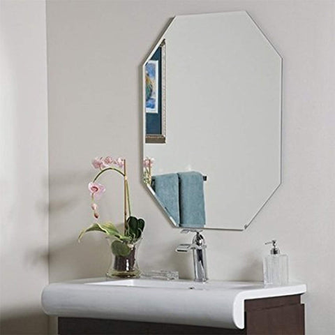 IRA Frameless Mirror,18 Inch X 24 Inch - IRA Furniture
