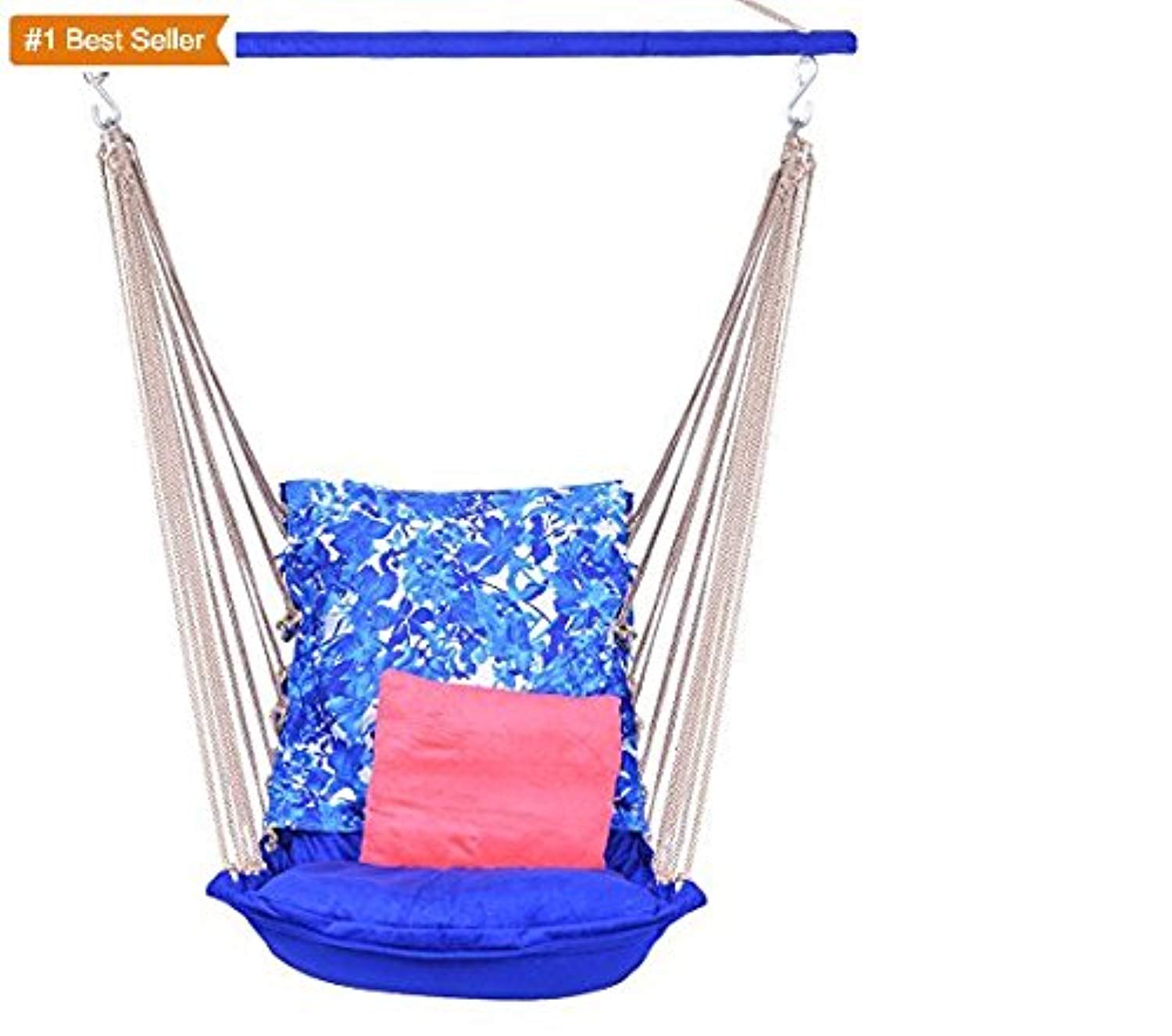 IRA Swing Chair and Hammock Velvet Decent with Cushion (63x84x174 cm, Multicolour) - IRA Furniture