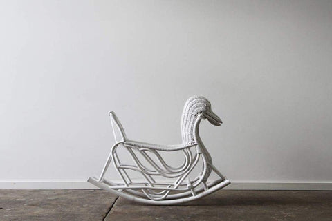 IRA Kid's Rocking Horse - White - IRA Furniture