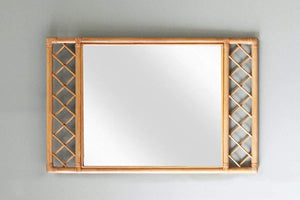 IRA Natural Frame Bathroom Vanity Living Room Mirror - IRA Furniture