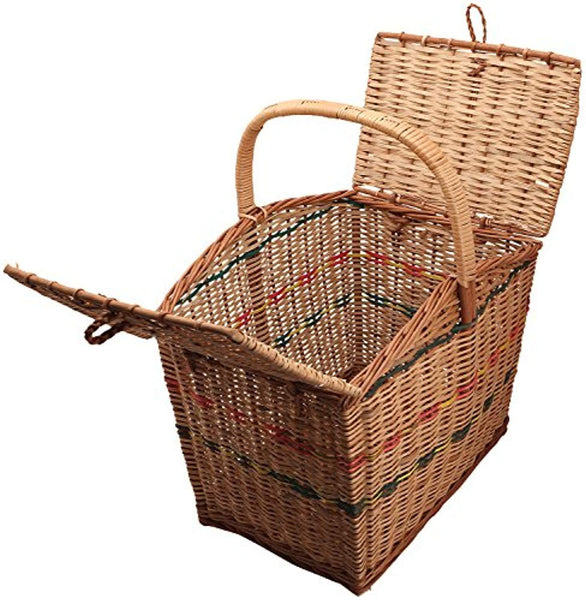 IRA Bamboo Cane Multipurpose Lunch Kit (Brown, 46x30x56cm) - IRA Furniture