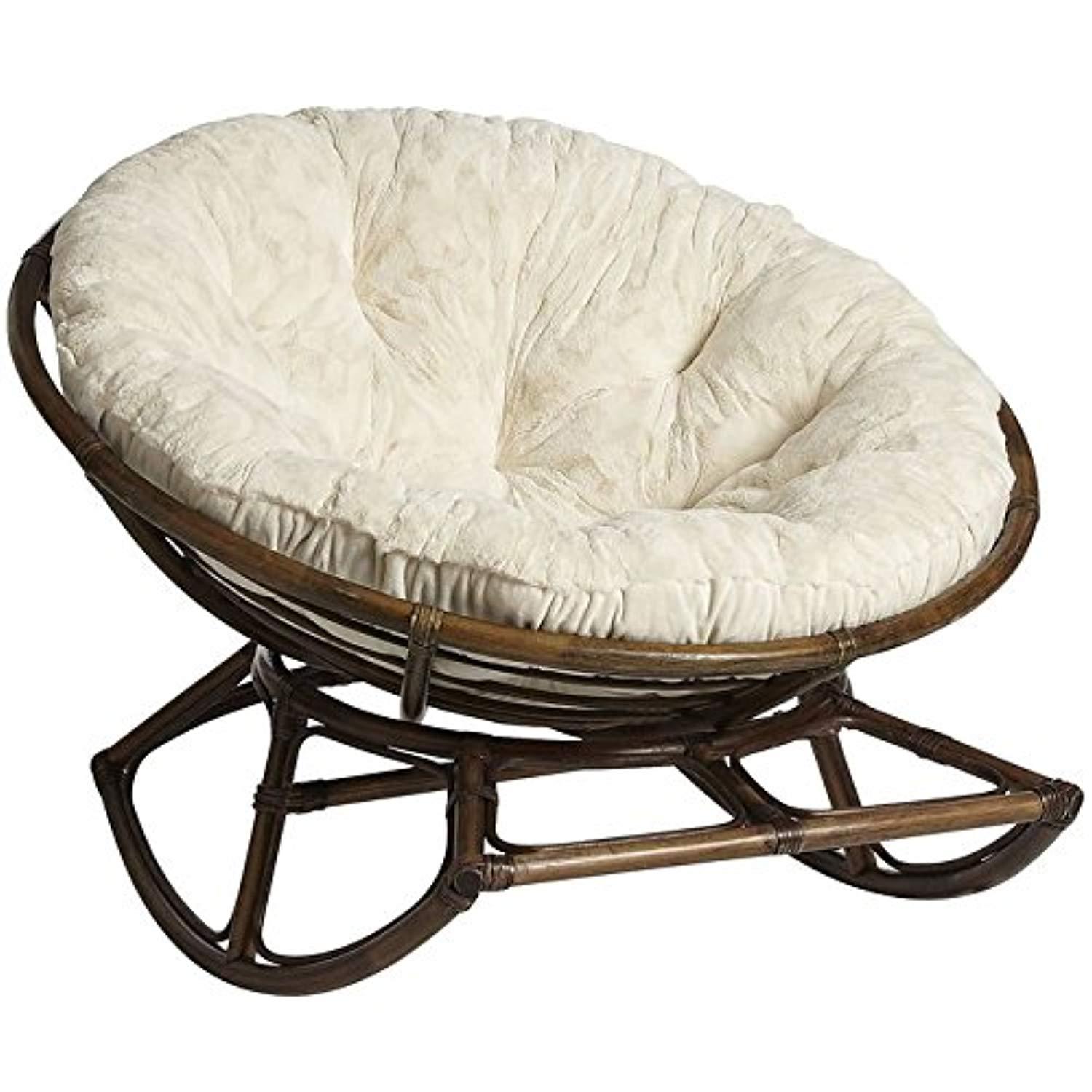 IRA Papasan Rocking Chair with Cushion - European Design - IRA Furniture