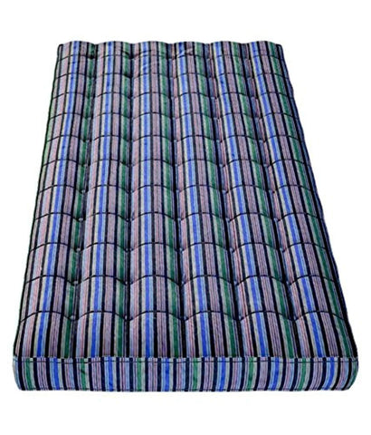 Ira Multicolor Medium Soft Cotton Mattress (4 Inch) - IRA Furniture