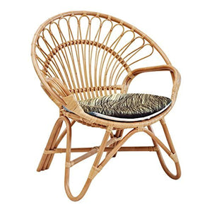 IRA Garden Cane Cushioned Chair With Cushion - IRA Furniture