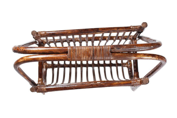 IRA Rattan Modern U- Shaped Magazine Rack - IRA Furniture