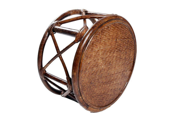 IRA Rattan and Wicker Encircled Pouffe (Mudah) - IRA Furniture