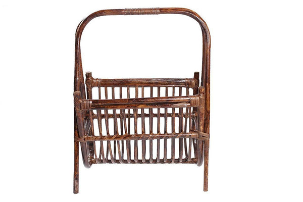 IRA Rattan Modern U- Shaped Magazine Rack - IRA Furniture
