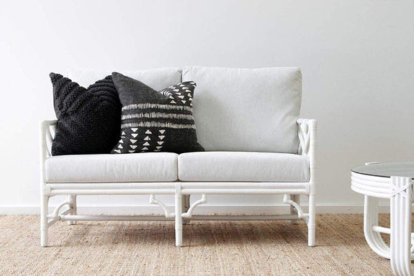 IRA 2 Seater White Sofa for Bedroom - IRA Furniture