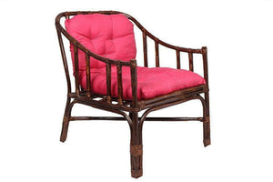 Ira Brown Chair Made of Cane Wood with Cushion - IRA Furniture