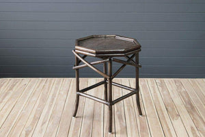 IRA Cancun Octagonal Side Table – Burnt Sienna - IRA Furniture