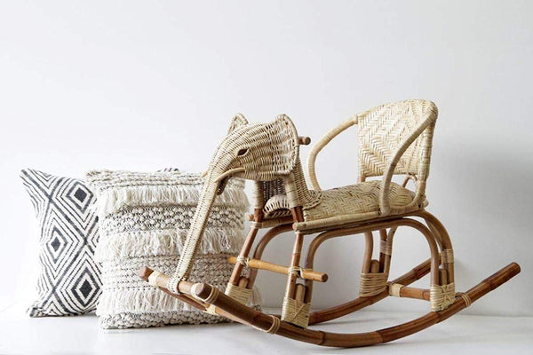 IRA Kid's Rocking Elephant - Natural - IRA Furniture