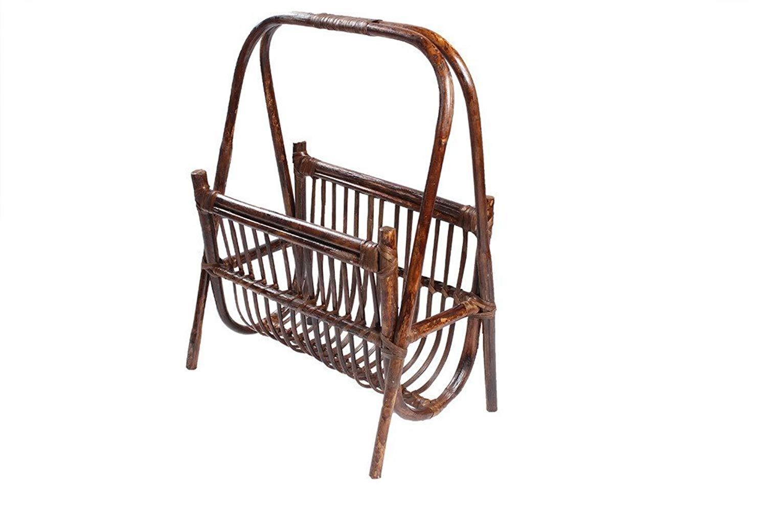 IRA Rattan Modern U- Shaped Magazine Rack - IRA Furniture
