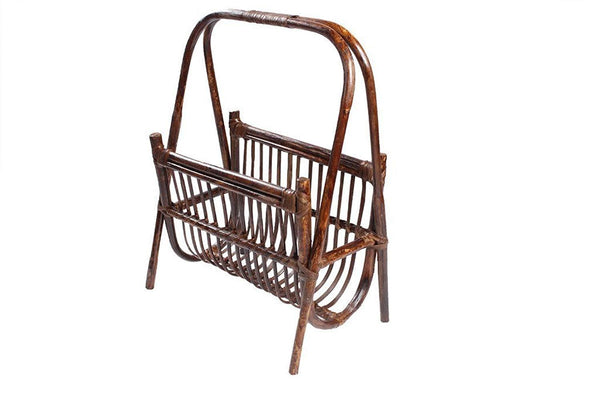 IRA Rattan Modern U- Shaped Magazine Rack - IRA Furniture