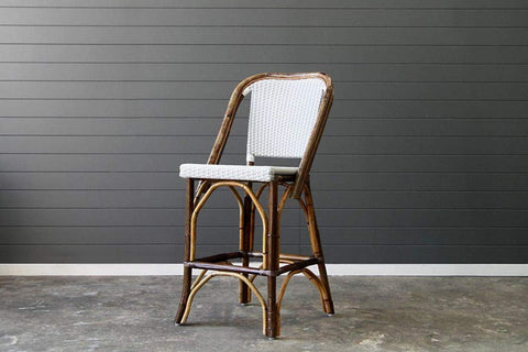 IRA Barstool Kitchen Stool- Brown Polish - IRA Furniture