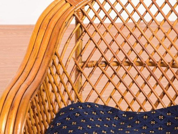 IRA Ratan Bamboo 5 Seater Sofa Pack with Cushion (Brown) - IRA Furniture