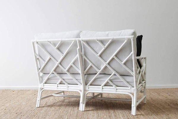 IRA 2 Seater White Sofa for Bedroom - IRA Furniture