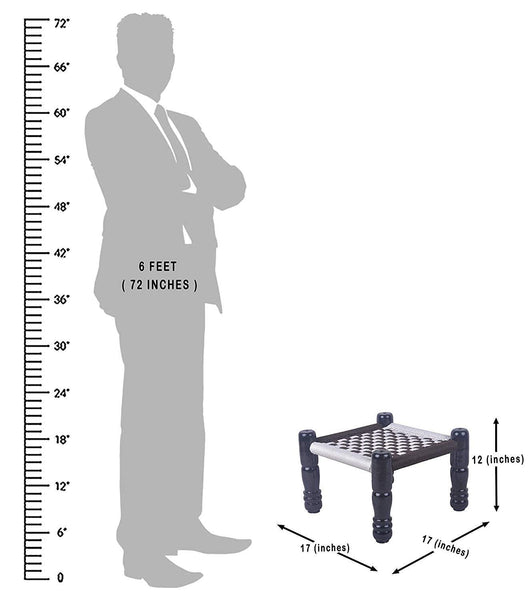 Chowki Khatli Chair Stool Bajot Pooja Garden Seating - IRA Furniture