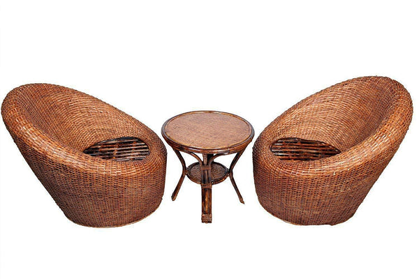 IRA Circular Styled Arm Chair with Table - IRA Furniture