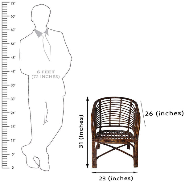IRA Rattan Elegant Arm Chair with Cushion - IRA Furniture
