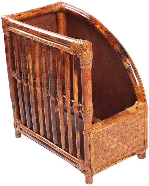 IRA Brown Bookcase Made of Rattan & Wicker - IRA Furniture