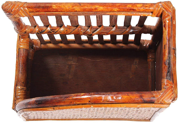 IRA Brown Bookcase Made of Rattan & Wicker - IRA Furniture
