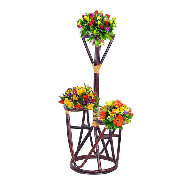 IRA Flower Stand for 3 Garden Pots - IRA Furniture