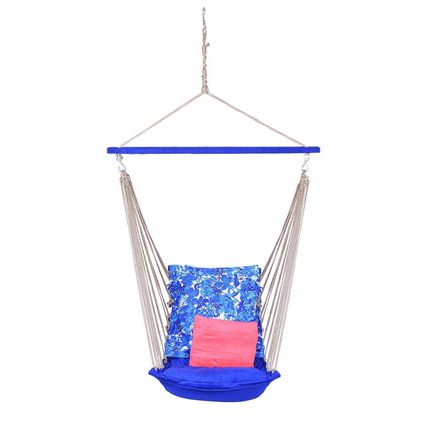 IRA Swing Chair and Hammock Velvet Decent with Cushion (63x84x174 cm, Multicolour) - IRA Furniture