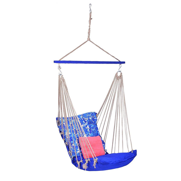 IRA Swing Chair and Hammock Velvet Decent with Cushion (63x84x174 cm, Multicolour) - IRA Furniture