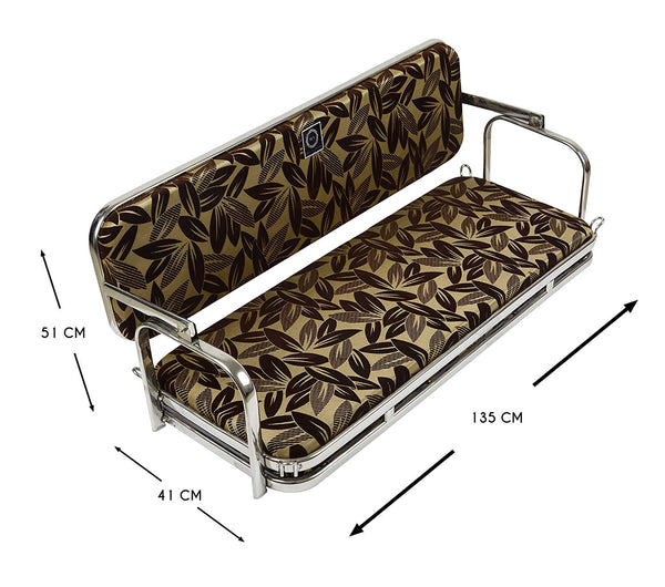IRA Steel Sofa Cum Swing with Cushion - Backseat Reversible - IRA Furniture
