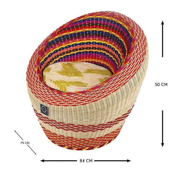 IRA Multicolor Designer Chairs - Handweaved - IRA Furniture