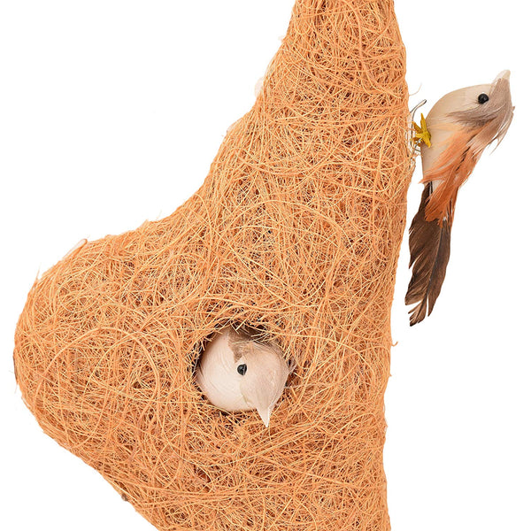 IRA Hanging Natural Jute Bird Nest Showpiece - IRA Furniture