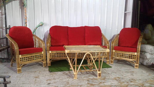 IRA 5-Seater Sofa Set - Comfortable and Modern Sofa for Living Room, L-Shaped Sectional Sofa Design, Available in Fabric & Leather Options