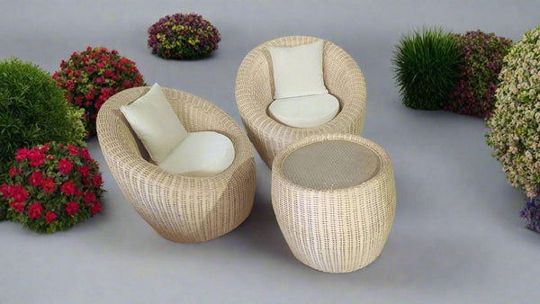 IRA Apple Tea Table (Natural) - Garden / Balcony