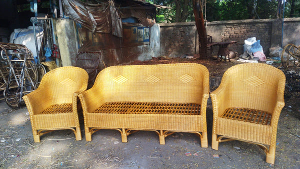 IRA Bamboo 5-Seater Sofa Set